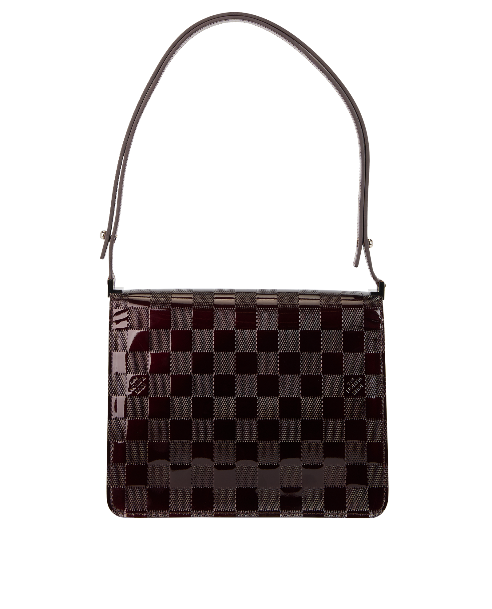 Cabaret, &pound;495, Handbags, Purple, Patent Leather, Back view